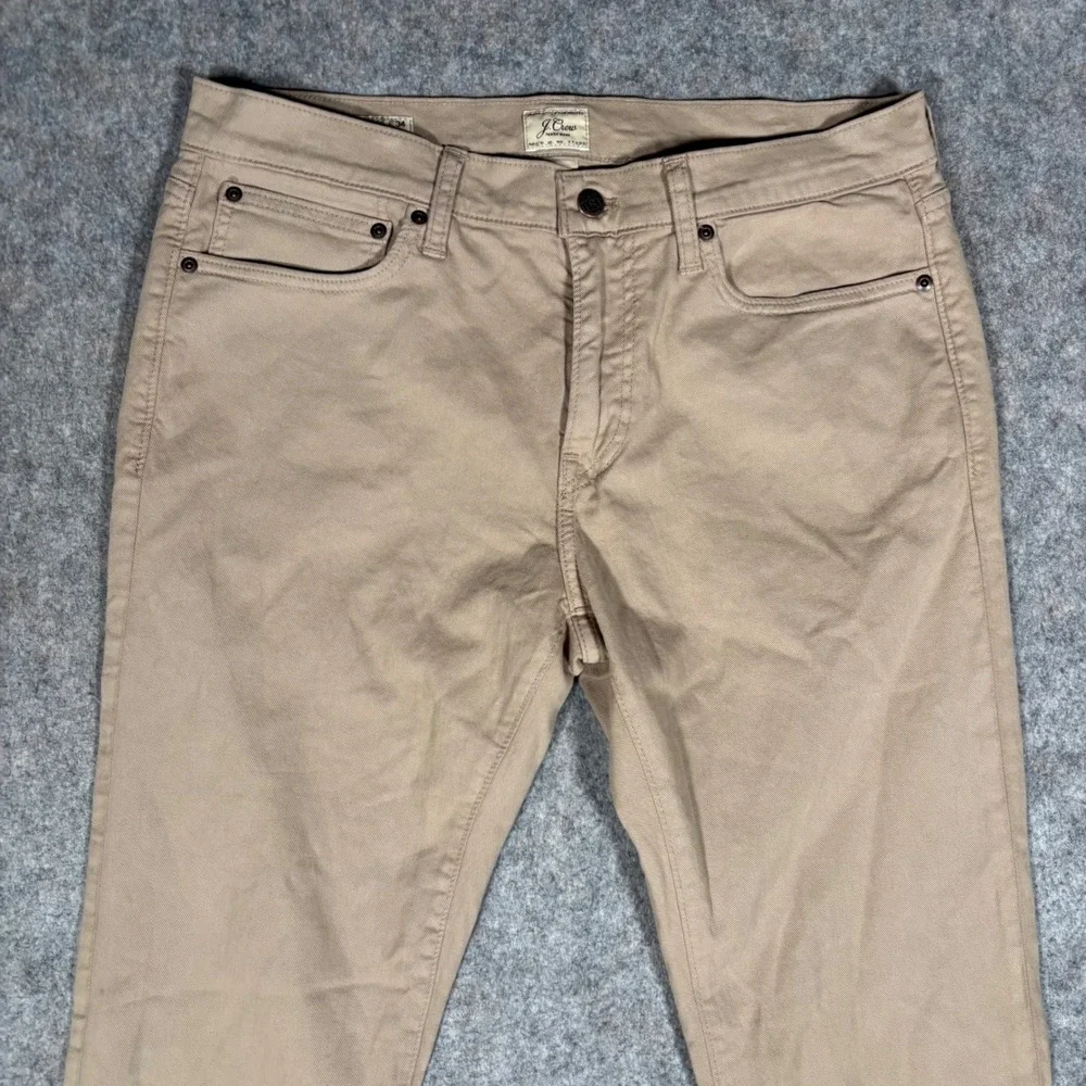 J. Crew 484 Slim Fit Chino Pants Mens 34x34 Khaki Tan Stretch AZ963 Re-Imagined